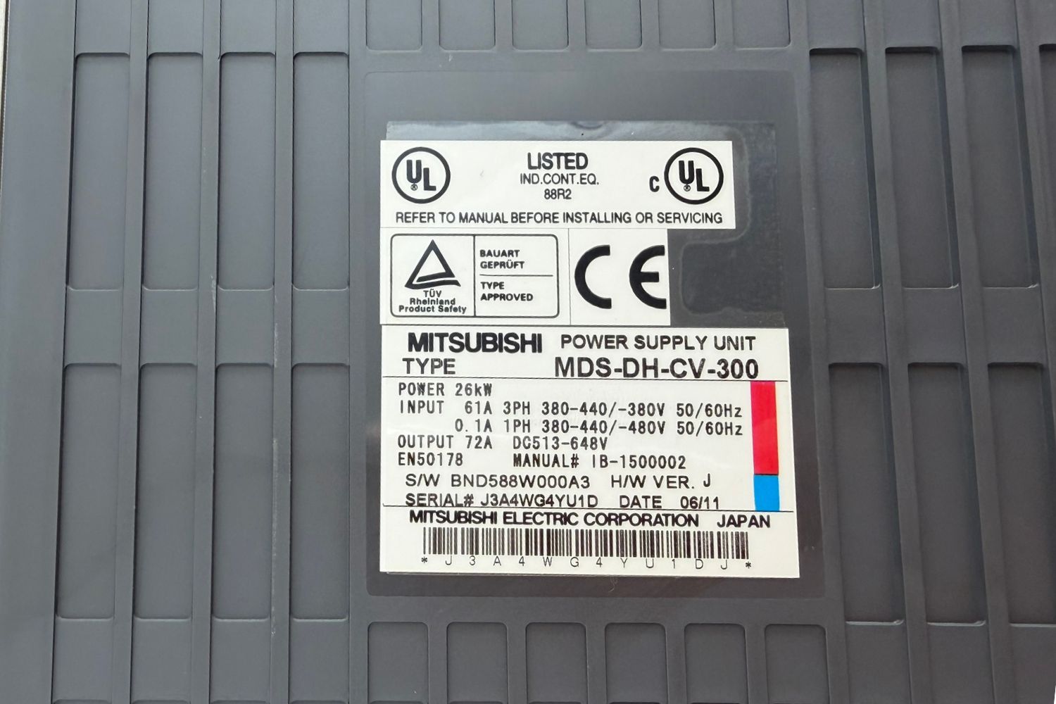 MAZAK Mitsubishi MDS-DH-CV-300 Servo Drive - Image 5