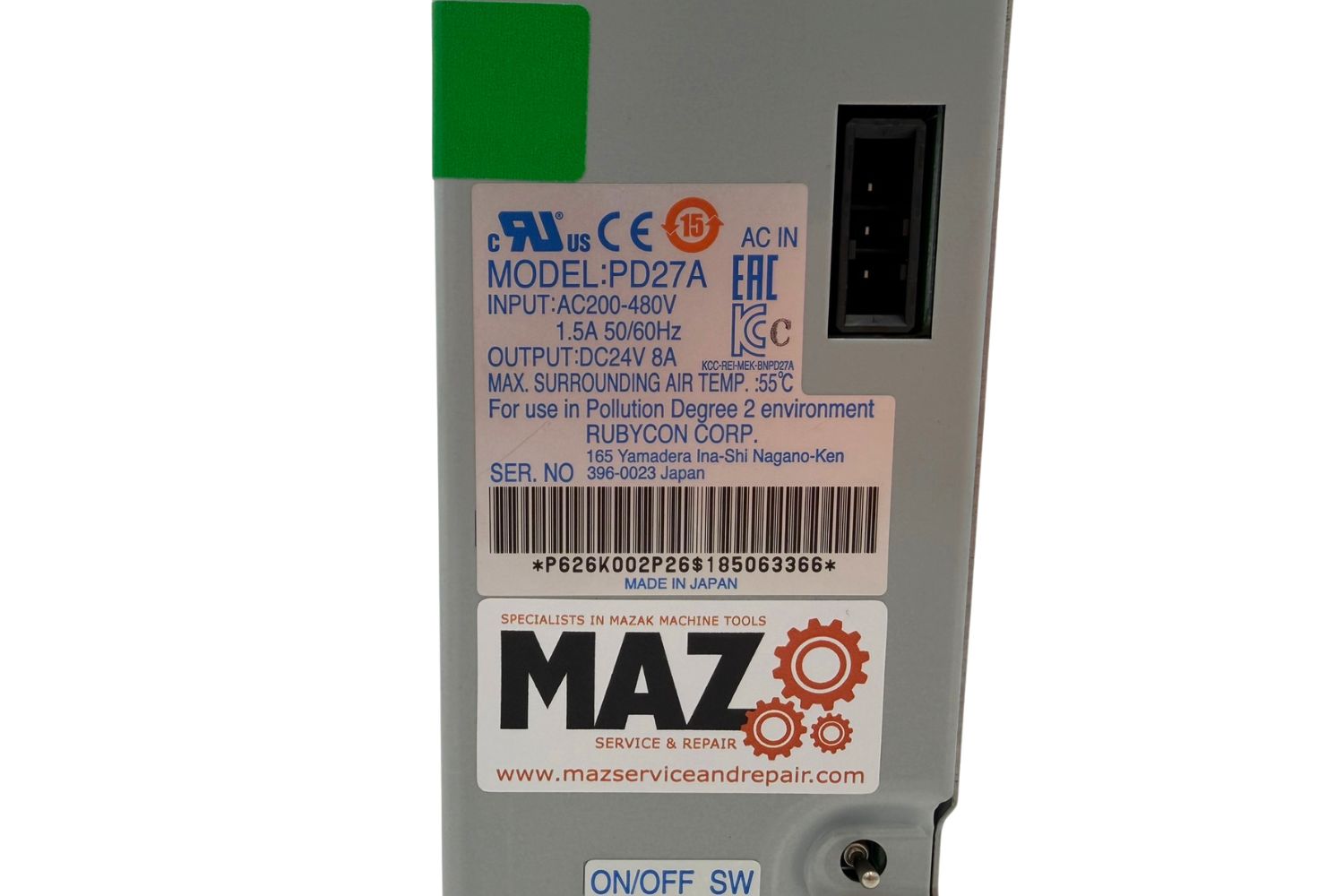 MAZAK Rubycon PD27A - Image 4