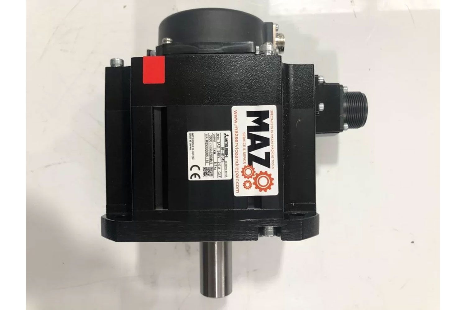 Mazak Mitsubishi HF-H104S-A48 Servo Motor - Maz Service and Repair