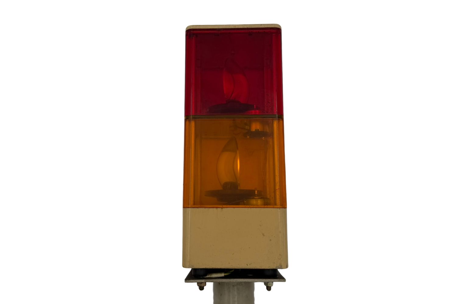Patlite KJ Cube Tower Rotating Red/Amber - Image 4