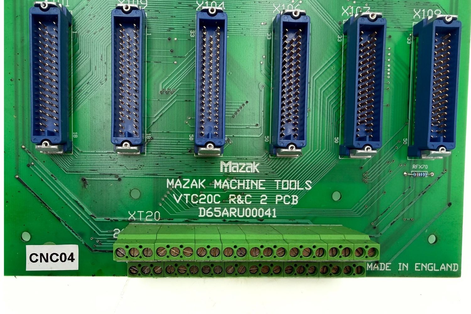 Mazak VTC20C R&C 2 PCB D65ARU00041 - Image 2