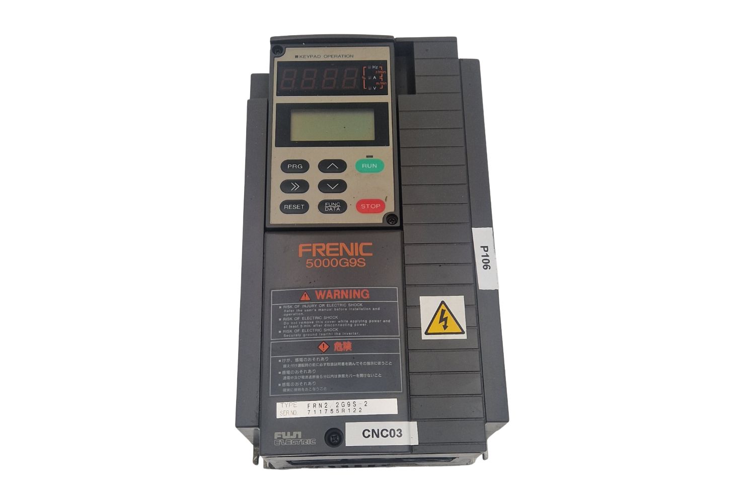 Fuji inverter FRN2 2G9S-2 - Image 2