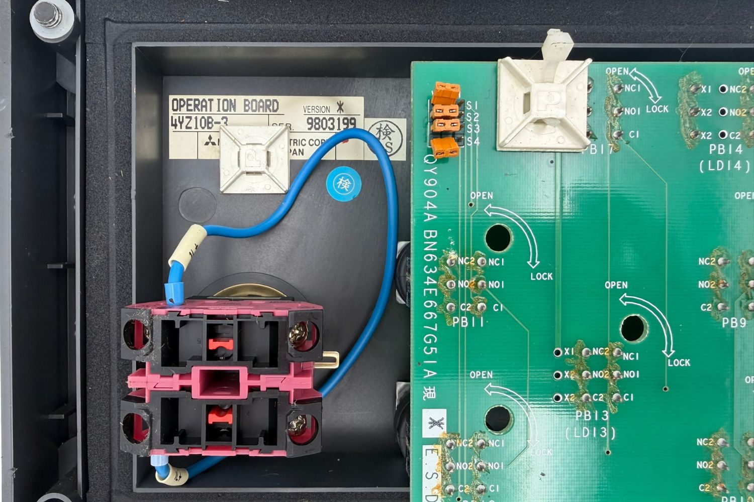 Mitsubishi 4YZ10B-3 Operation Board - Image 6