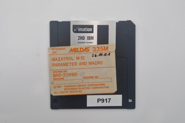 Mazak Mazatrol M-32 (SYSTEM) Floppy Disk