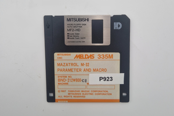 Mazak Mazatrol M-32 (SYSTEM) Floppy Disk