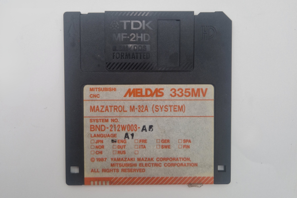 Mitsubishi CNC Mazatrol M-32A (SYSTEM) FLOPPY DISK