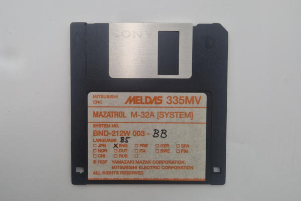 Mitsubishi CNC Mazatrol M-32A (SYSTEM) FLOPPY DISK