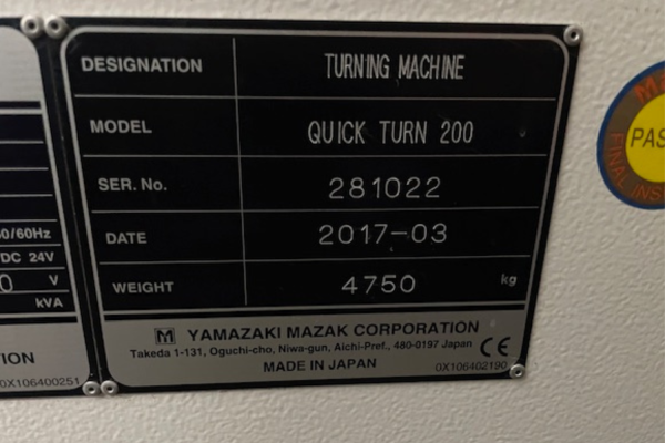 Mazak Quick Turn 200 (2017-03)