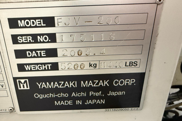 Mazak FJV-200 (2005)