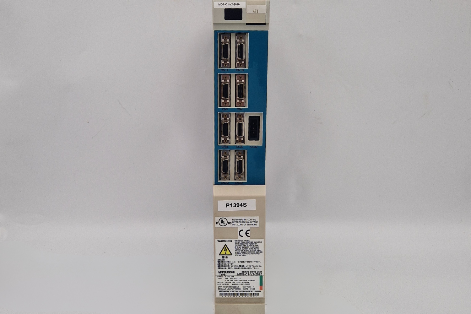 Mazak Mitsubishi MDS-C1-V2-2020 Servo Drive Unit.