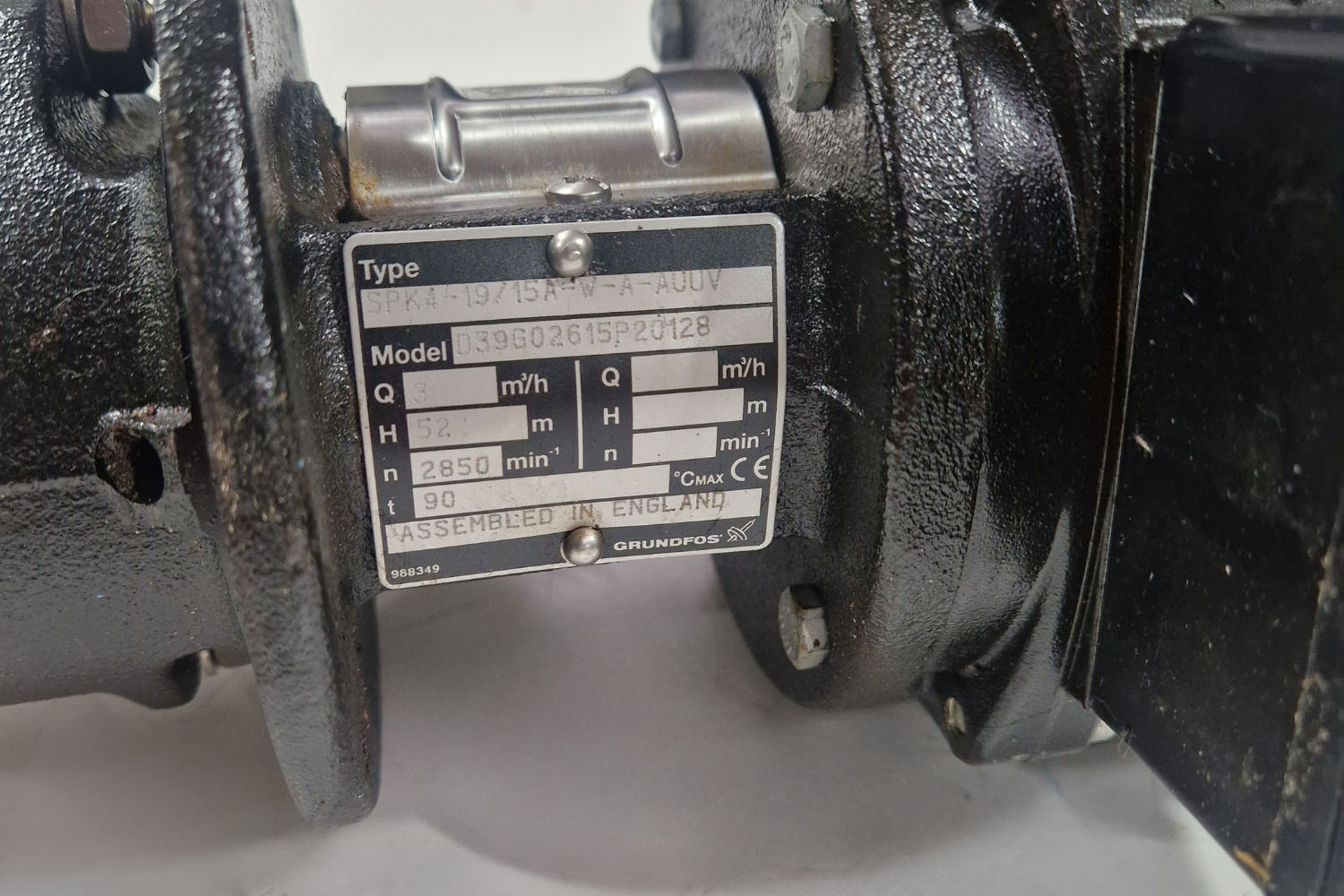 Mazak Grundfos Pump SPK4-19/15 A-W-A-AUUV