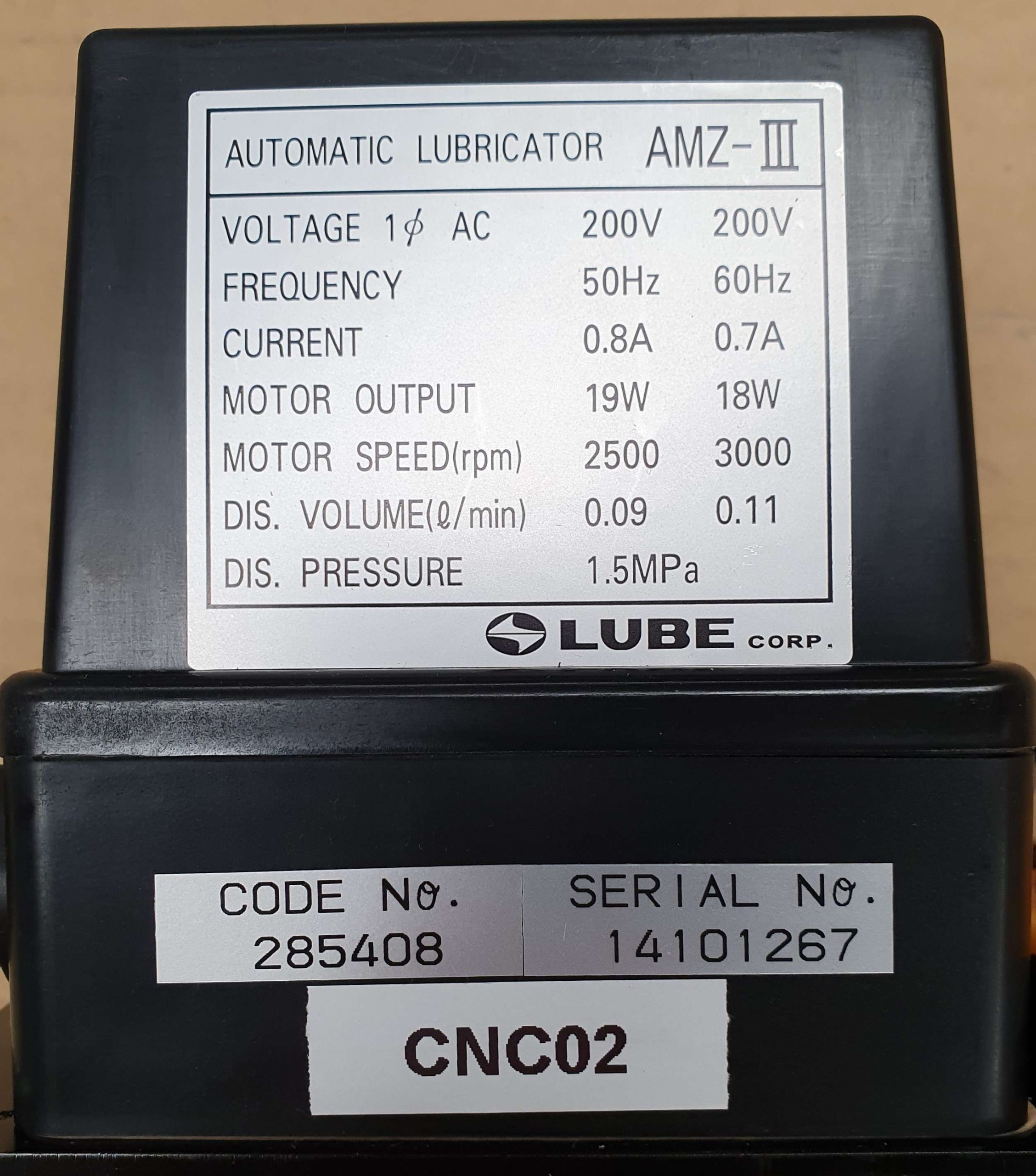 AMZ III L 18P Automatic Lubricator AMZ-III