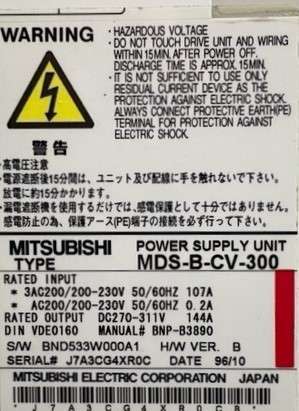 Mitsubishi MDS-B-CV-300